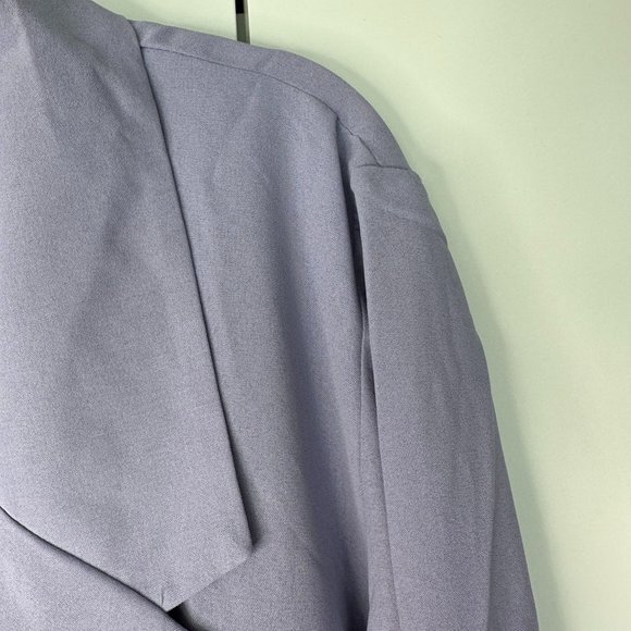 Vada Winter Blazer Womens 2XL Light Purple Open Front Oversized - Picture 4 of 8